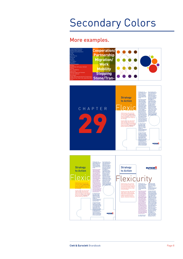 Ciett Brand Book Logo Secondary Colors Examples